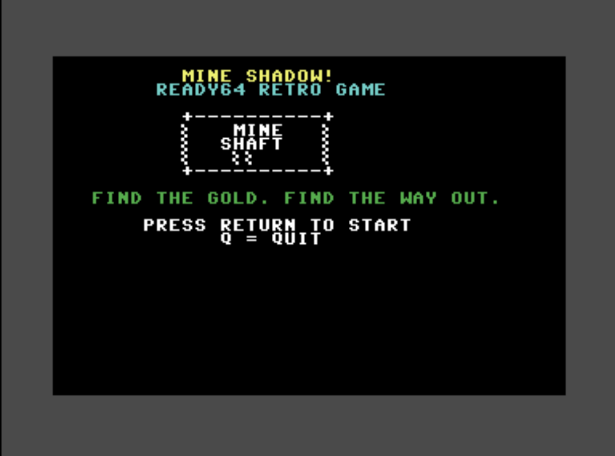 MINE SHADOW!spectrum zx by ready64