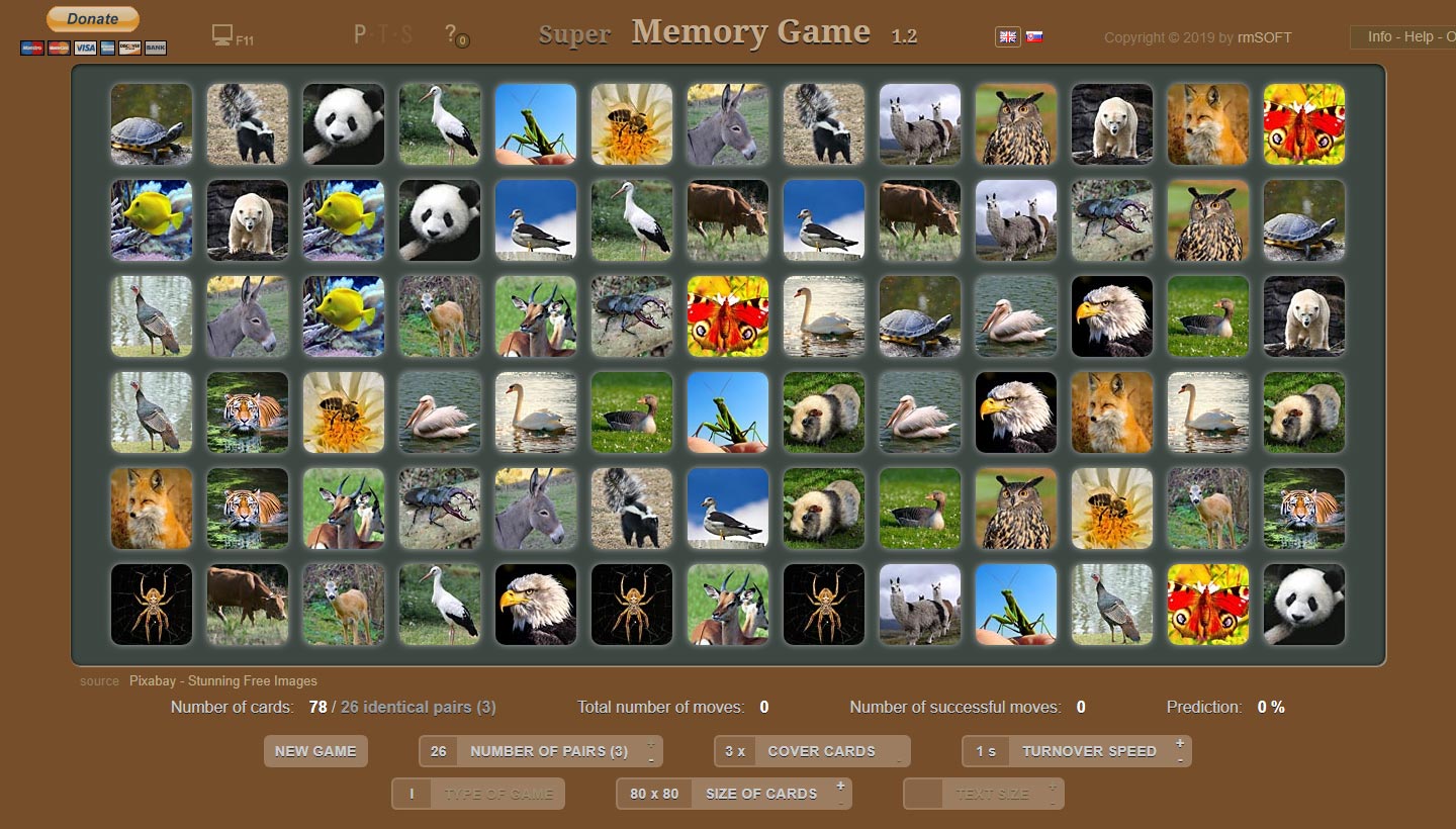 memory game online