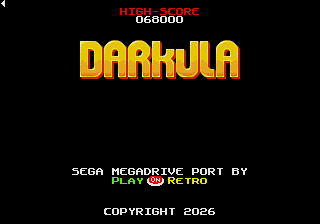 Screenshot 2 for Mega Darkula Demo (Megadrive / Genesis 16 bits)