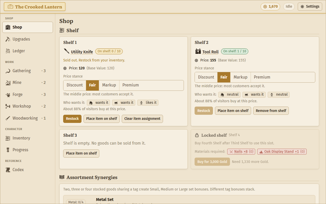 Screenshot 3 for Idle Fantasy Shop