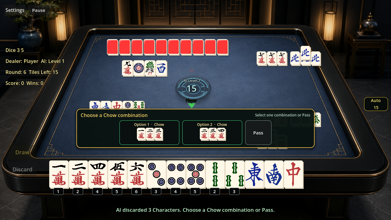 Screenshot 8 for Chinese Two-Player Mahjong | 欢乐二人麻将 — Windows Edition
