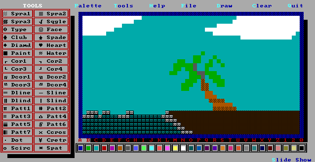Screenshot 5 for ASCII Paint - Retro painting - Need DOS Box