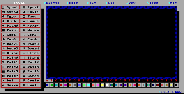 Screenshot 3 for ASCII Paint - Retro painting - Need DOS Box
