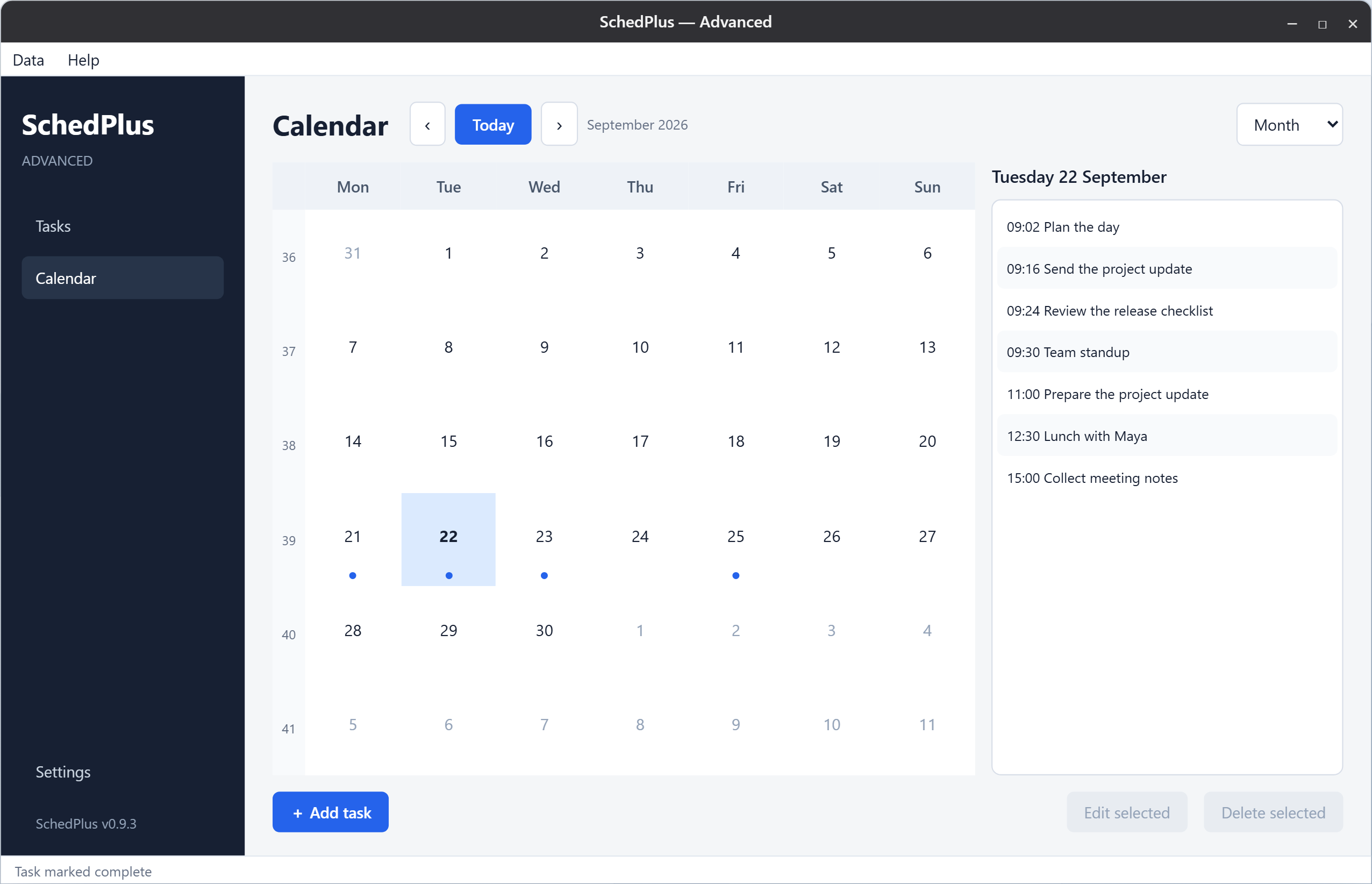 Screenshot 6 for SchedPlus