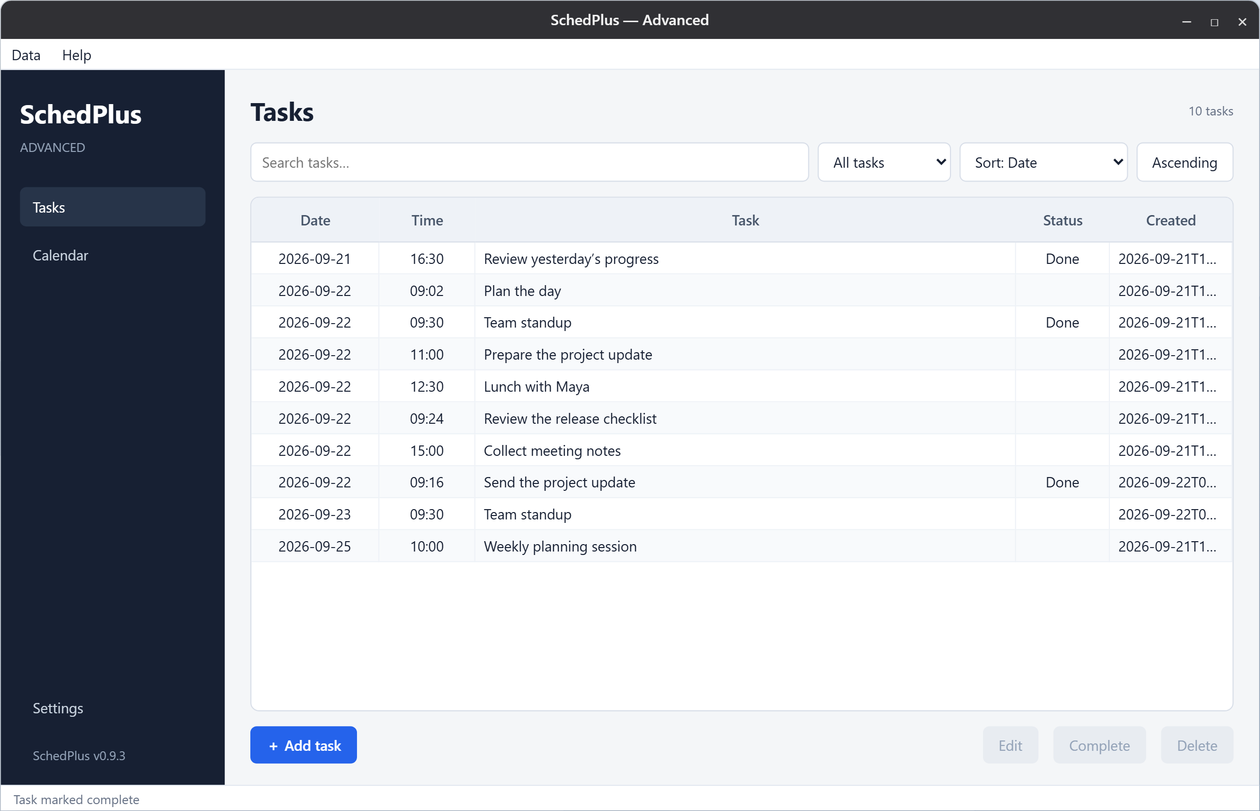 Screenshot 4 for SchedPlus