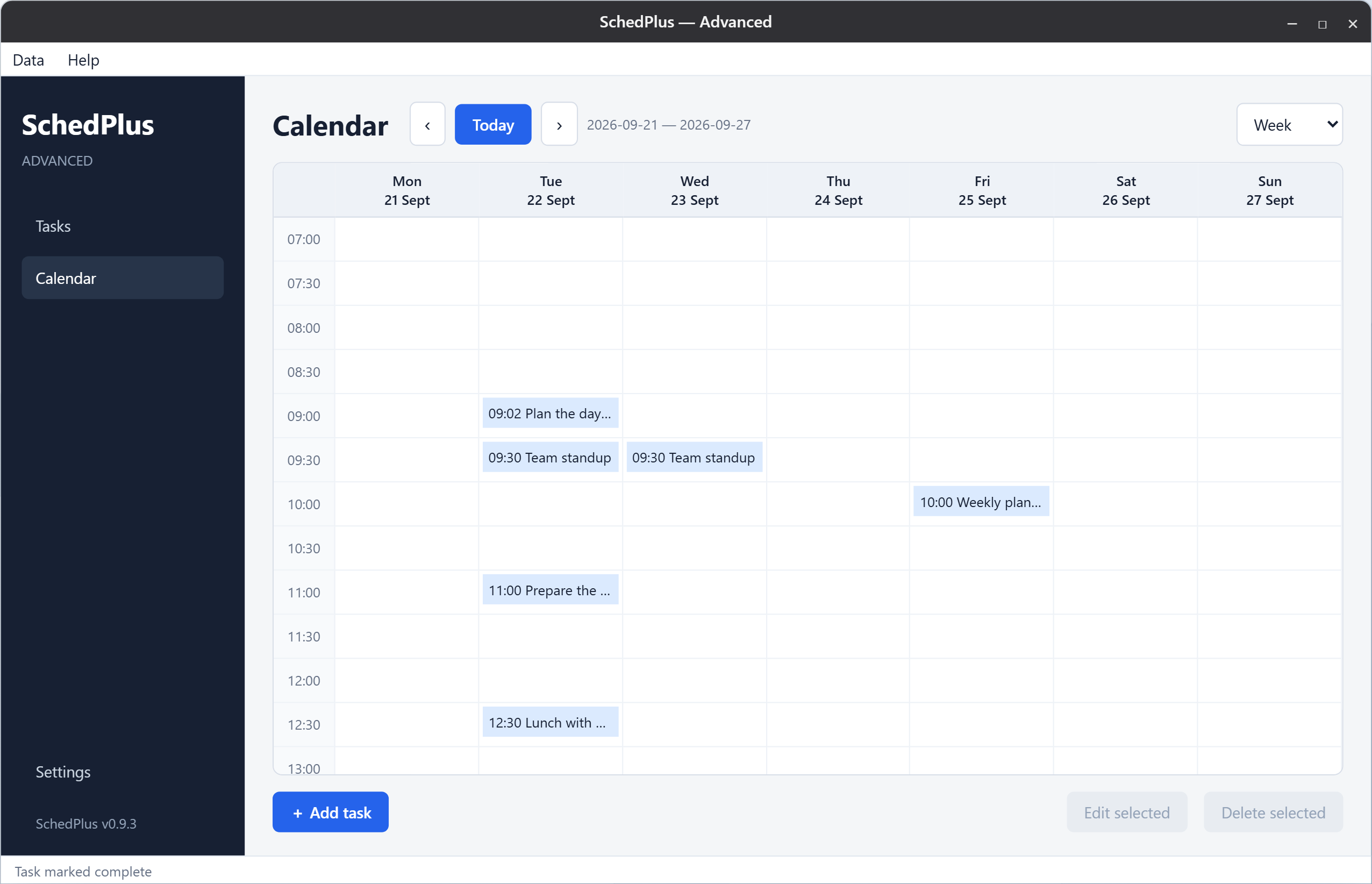 Screenshot 5 for SchedPlus