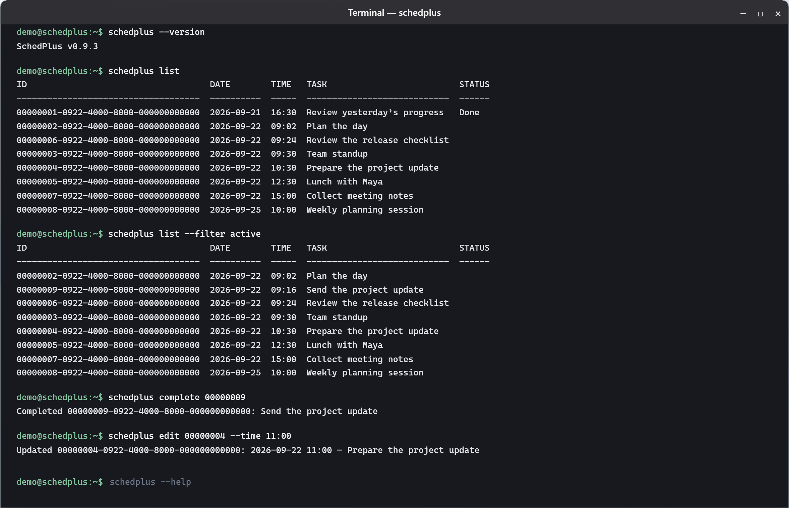 Screenshot 7 for SchedPlus