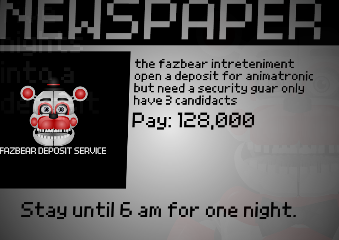 Screenshot 2 for five nights at deposit