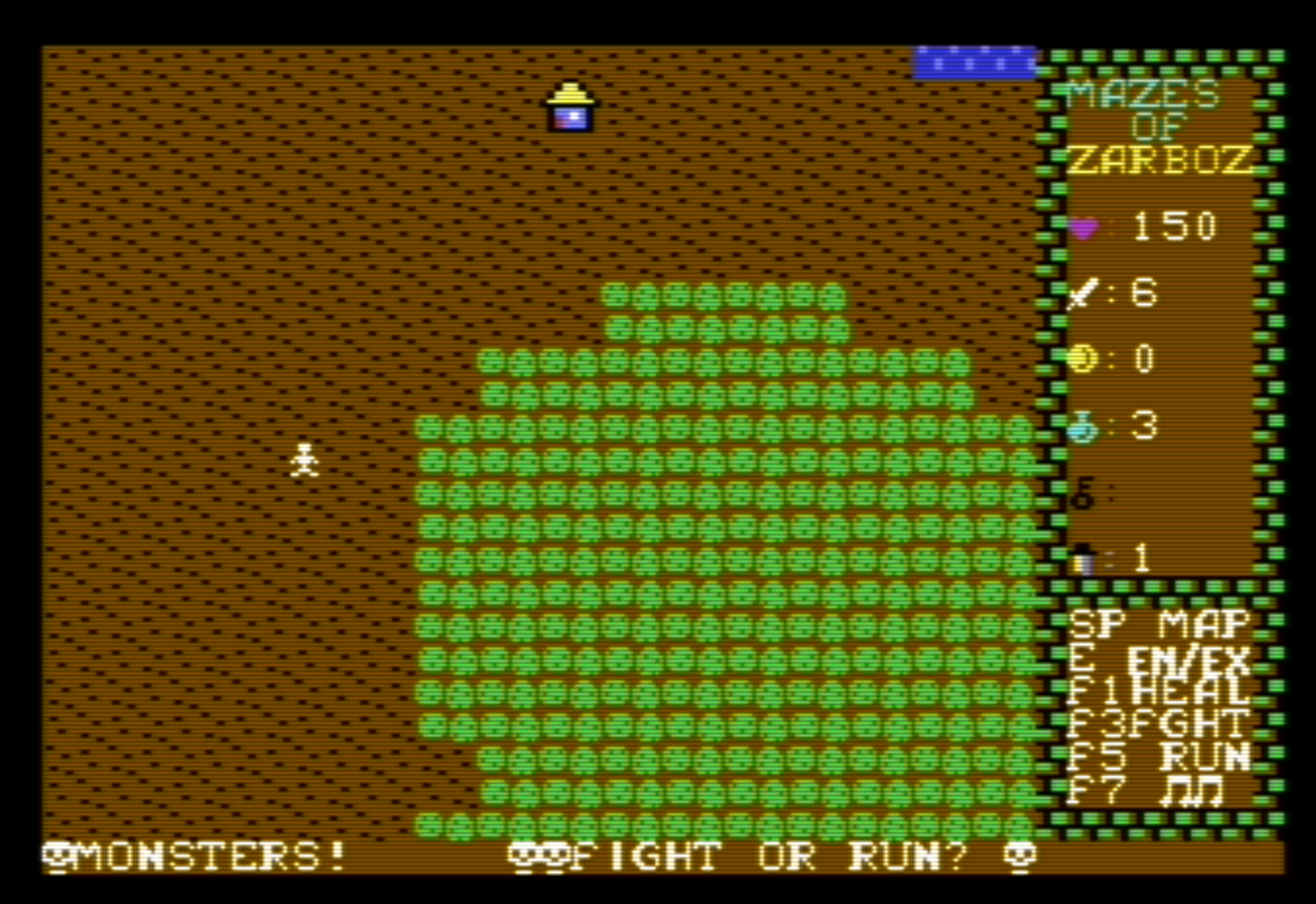 Screenshot 6 for Mazes of Zarboz (Commodore 64)