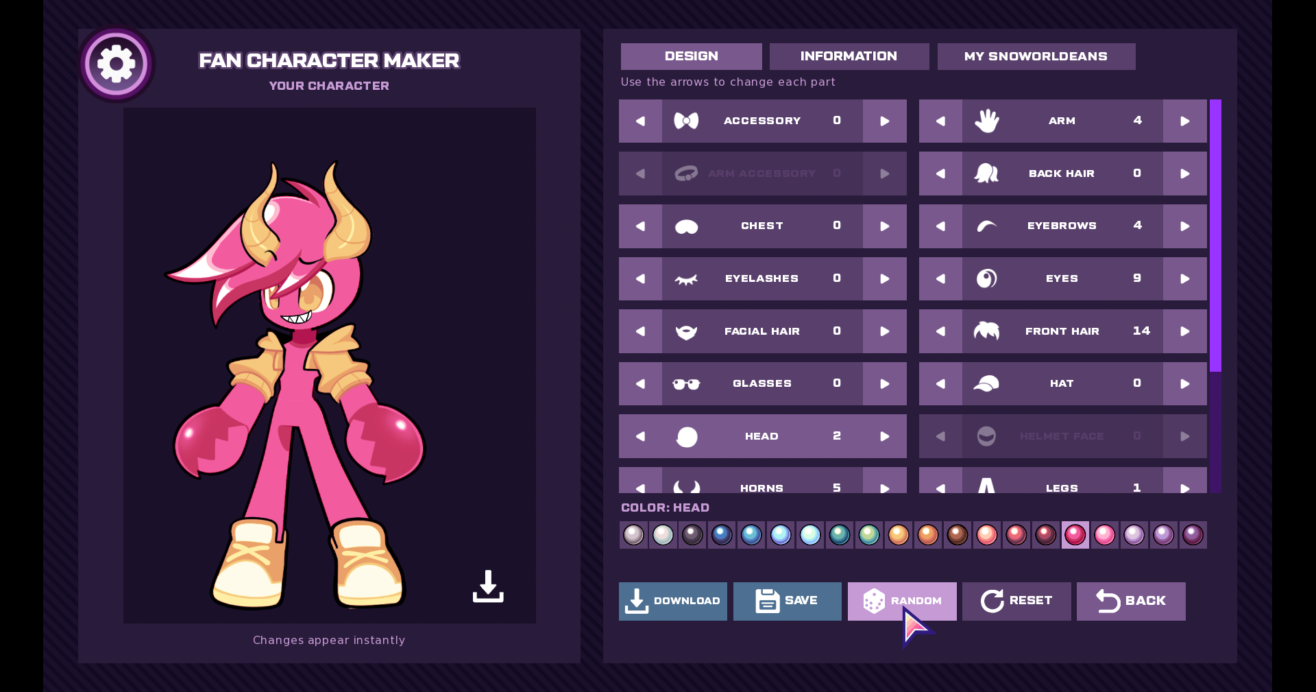 Screenshot 2 for Spaicy | Fan Character Maker