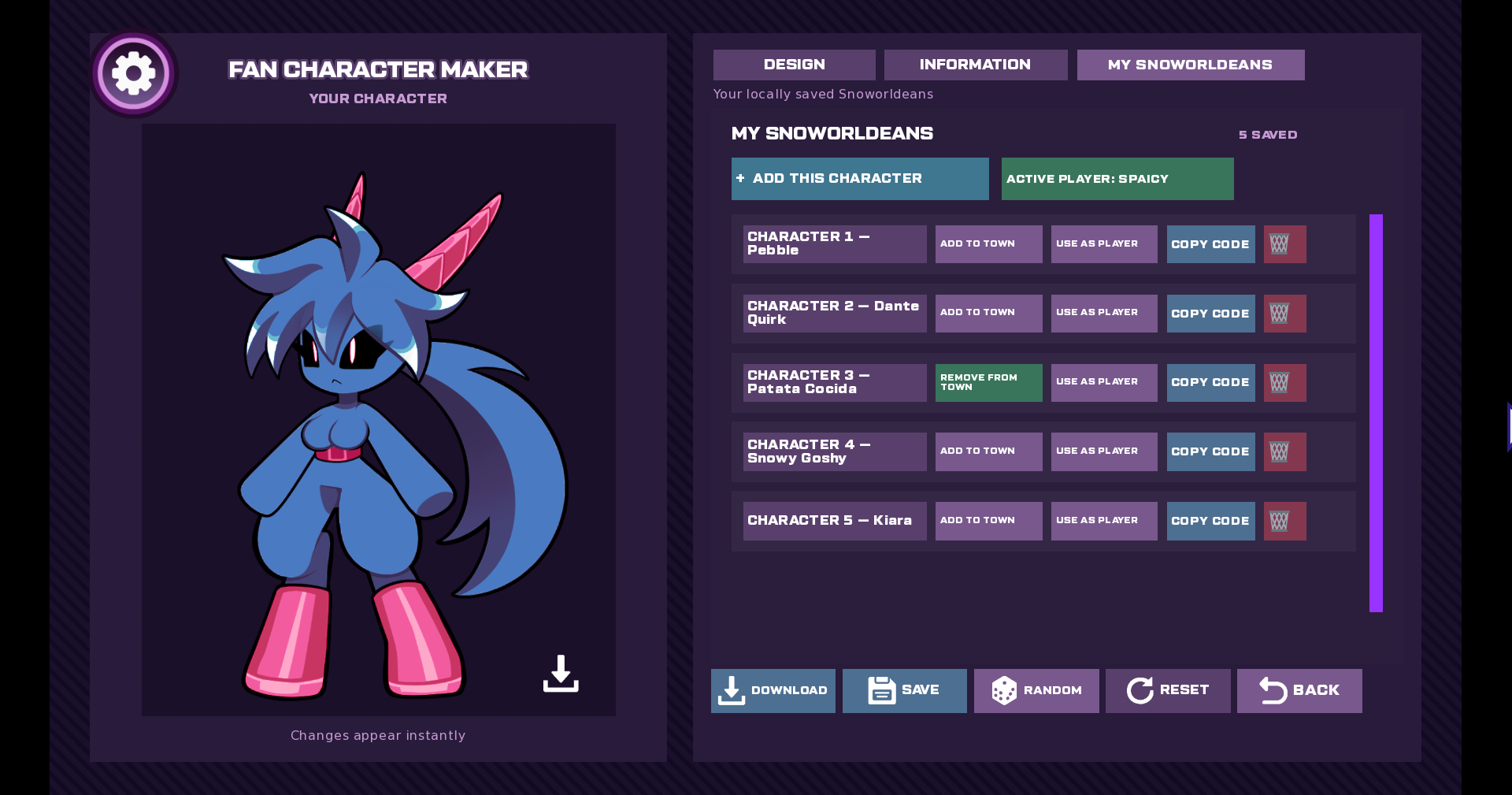 Screenshot 4 for Spaicy | Fan Character Maker