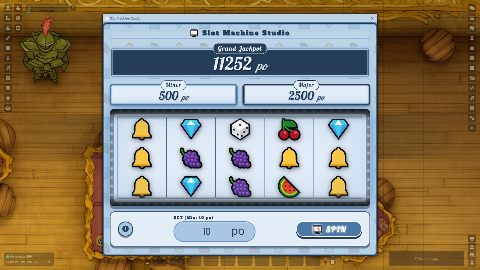 Slot Machine Interface
