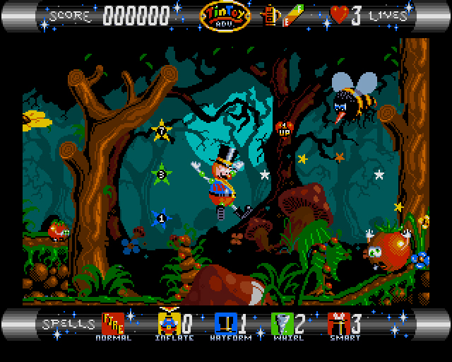 Screenshot 3 for Tin Toy Adventure (Amiga - Boing Web Emulation)