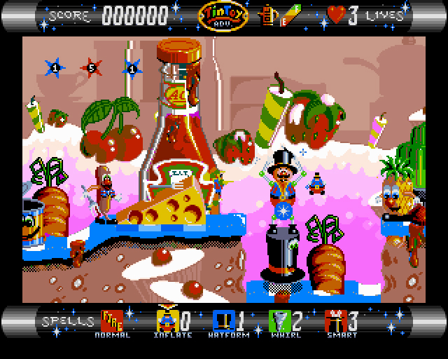 Screenshot 4 for Tin Toy Adventure (Amiga - Boing Web Emulation)