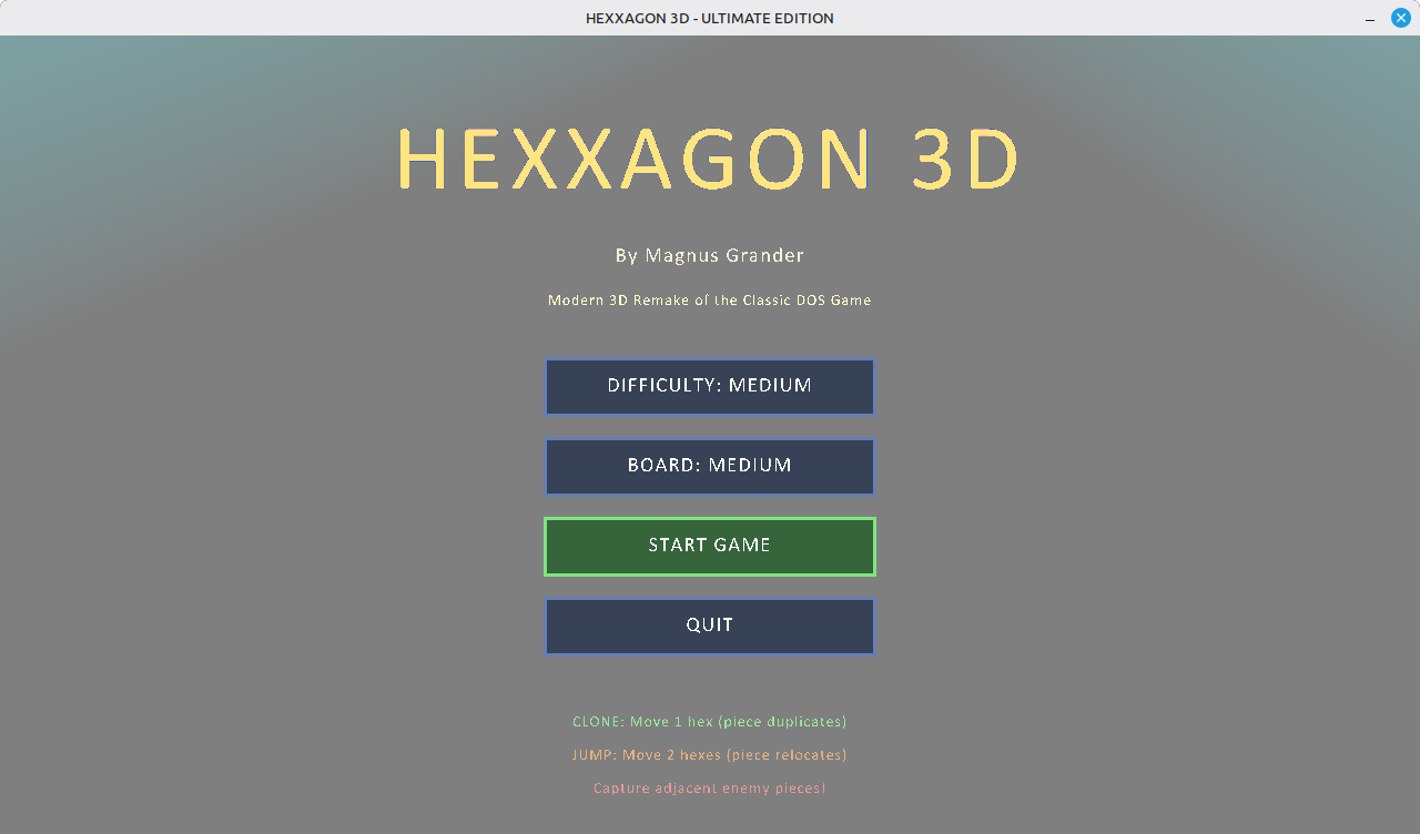 Screenshot 2 for Hexxagon 3D