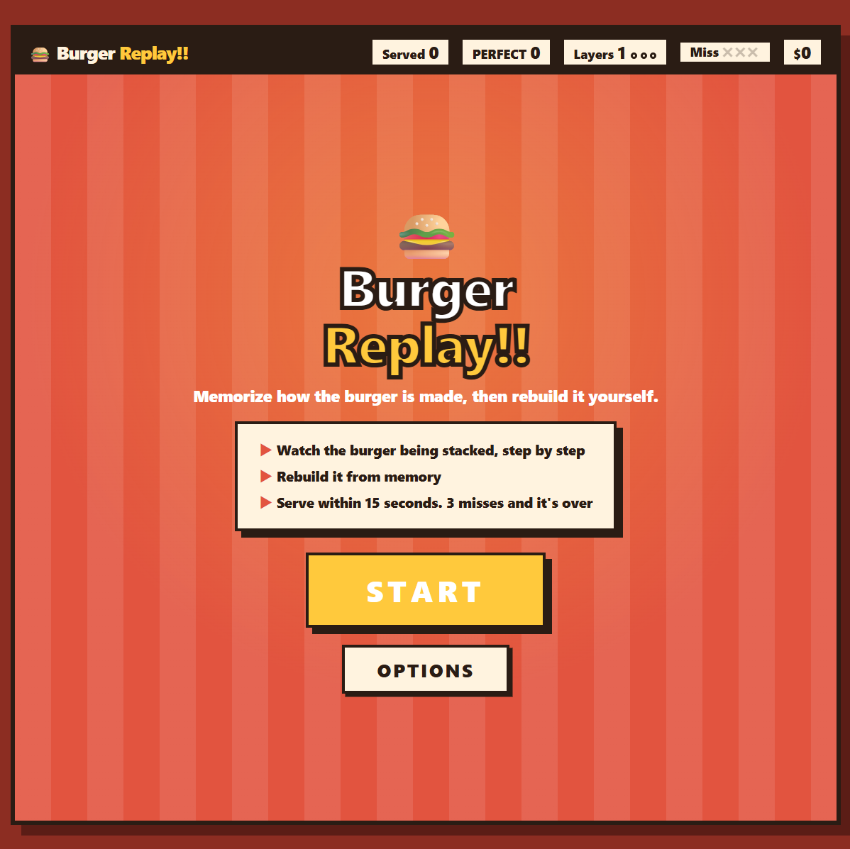 Screenshot 2 for Burger Replay!!