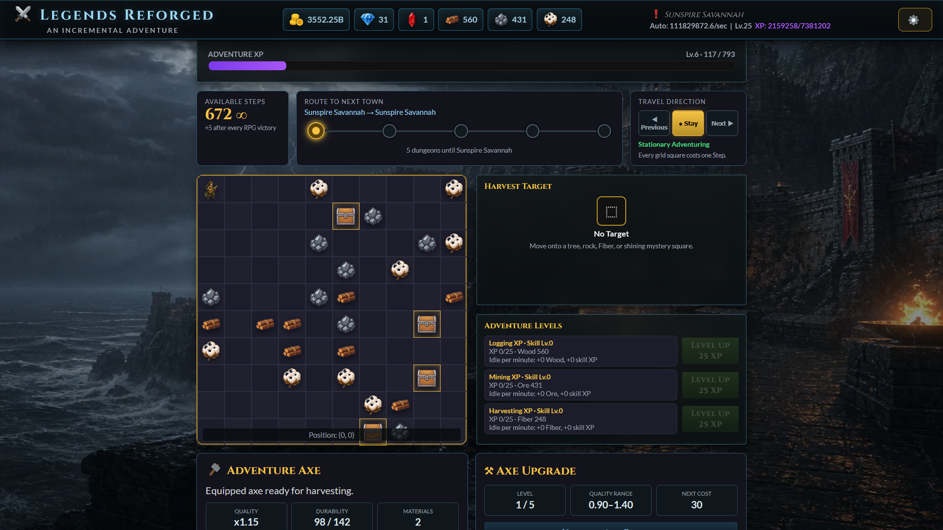 Screenshot 6 for Legends Reforged - An Incremental Adventure