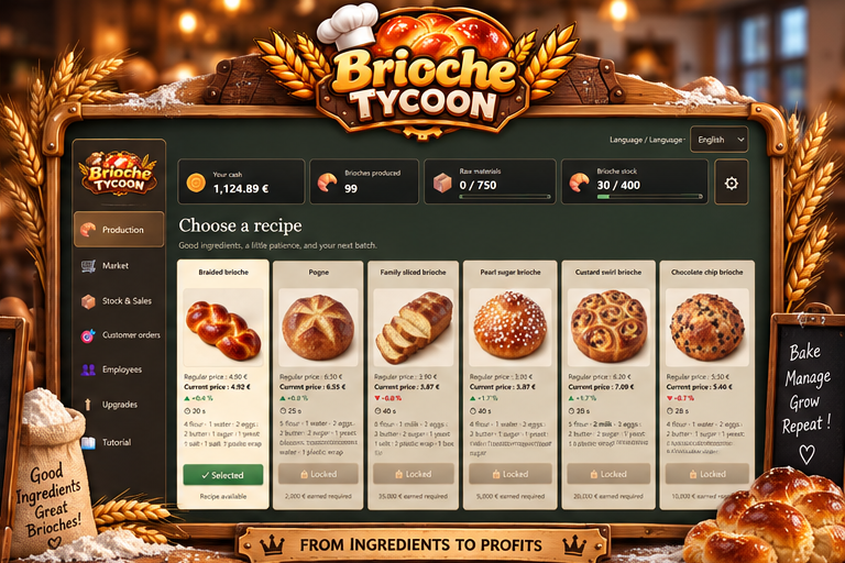 Screenshot 2 for Brioche Tycoon