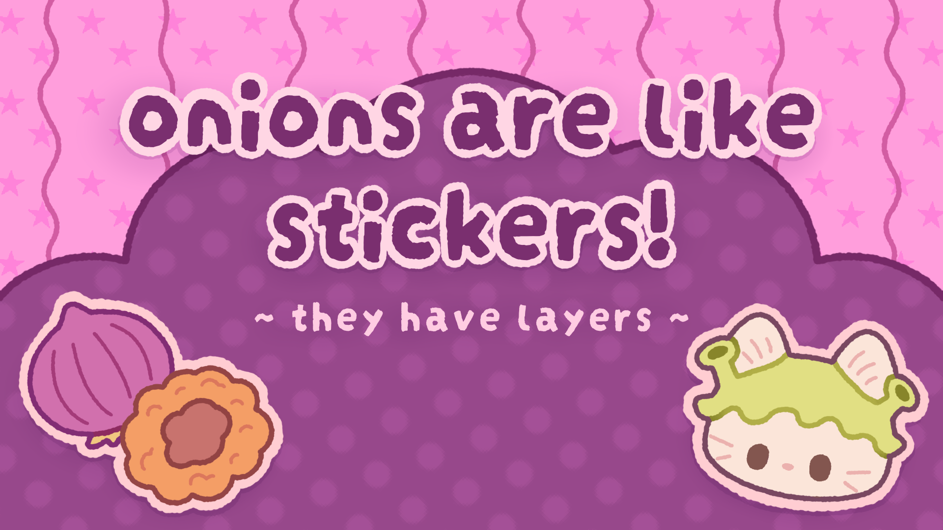 Screenshot 2 for Onions are like stickers!