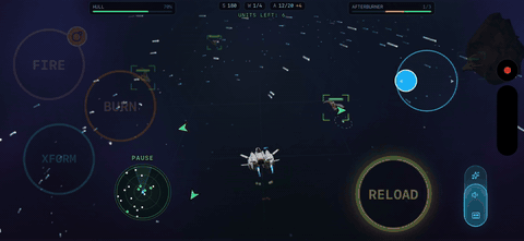 KILL VECTOR landscape onscreen combat controls