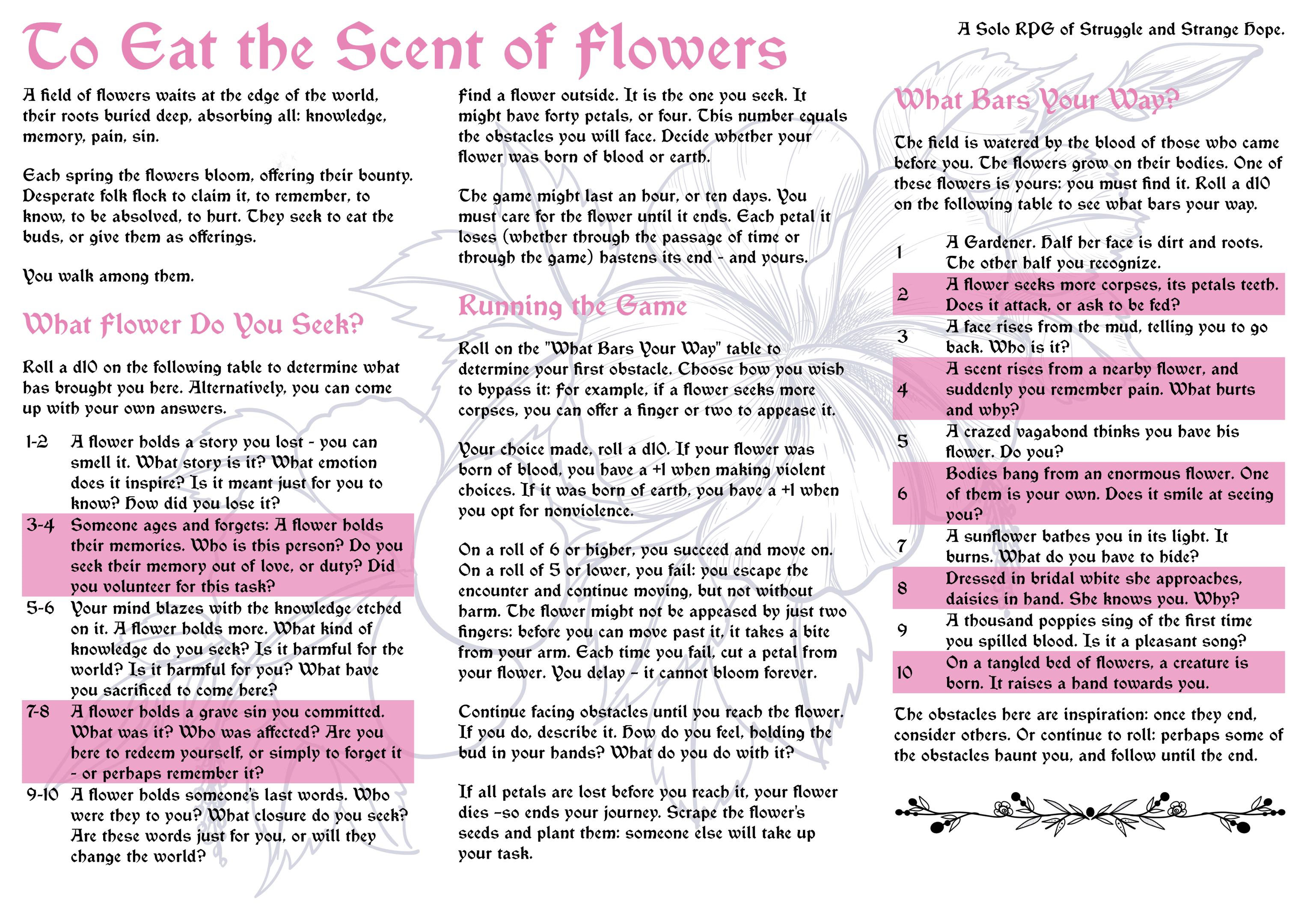 Screenshot 2 for To Eat the Scent of Flowers