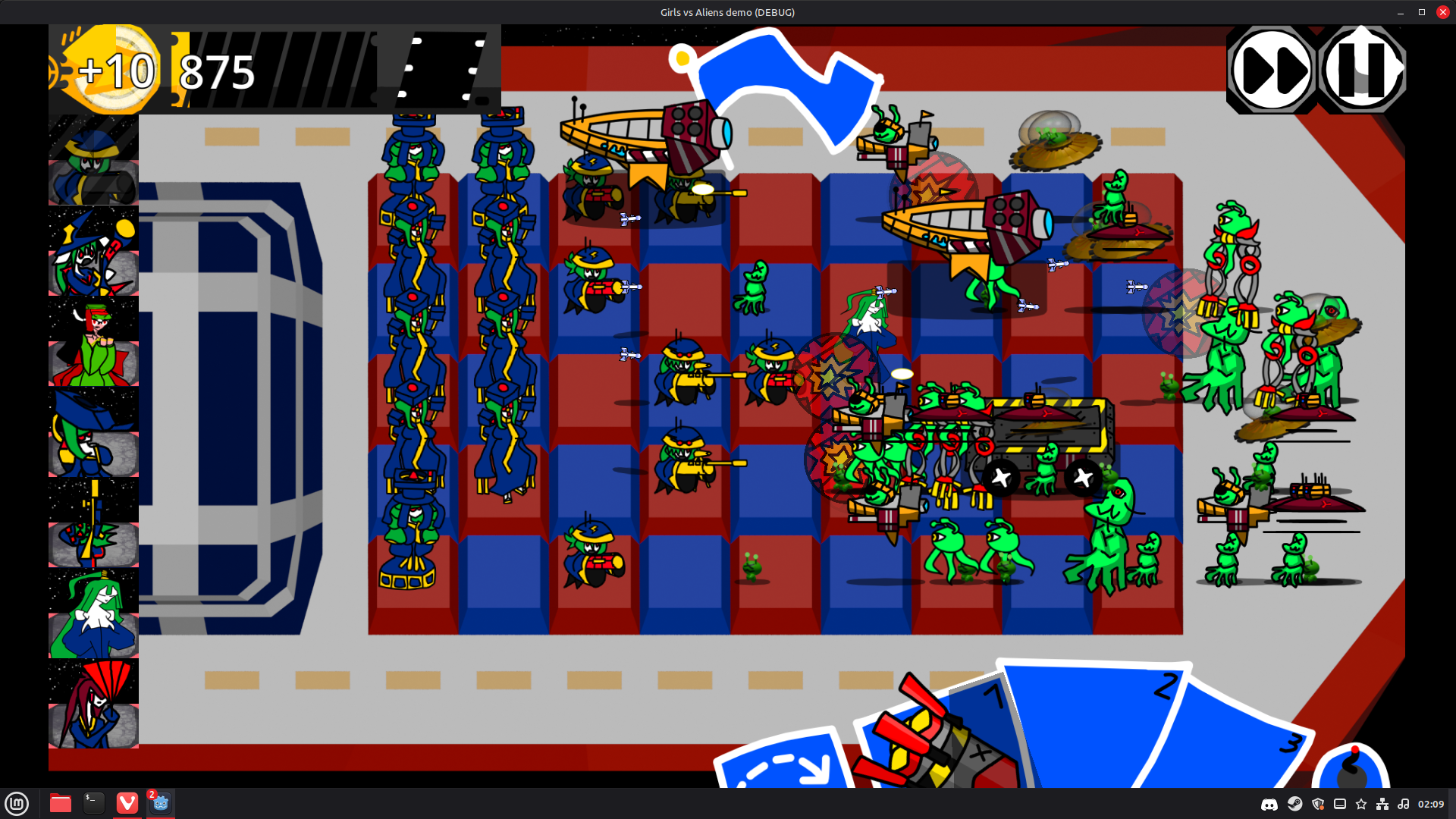 Screenshot 4 for Girls vs Aliens demo