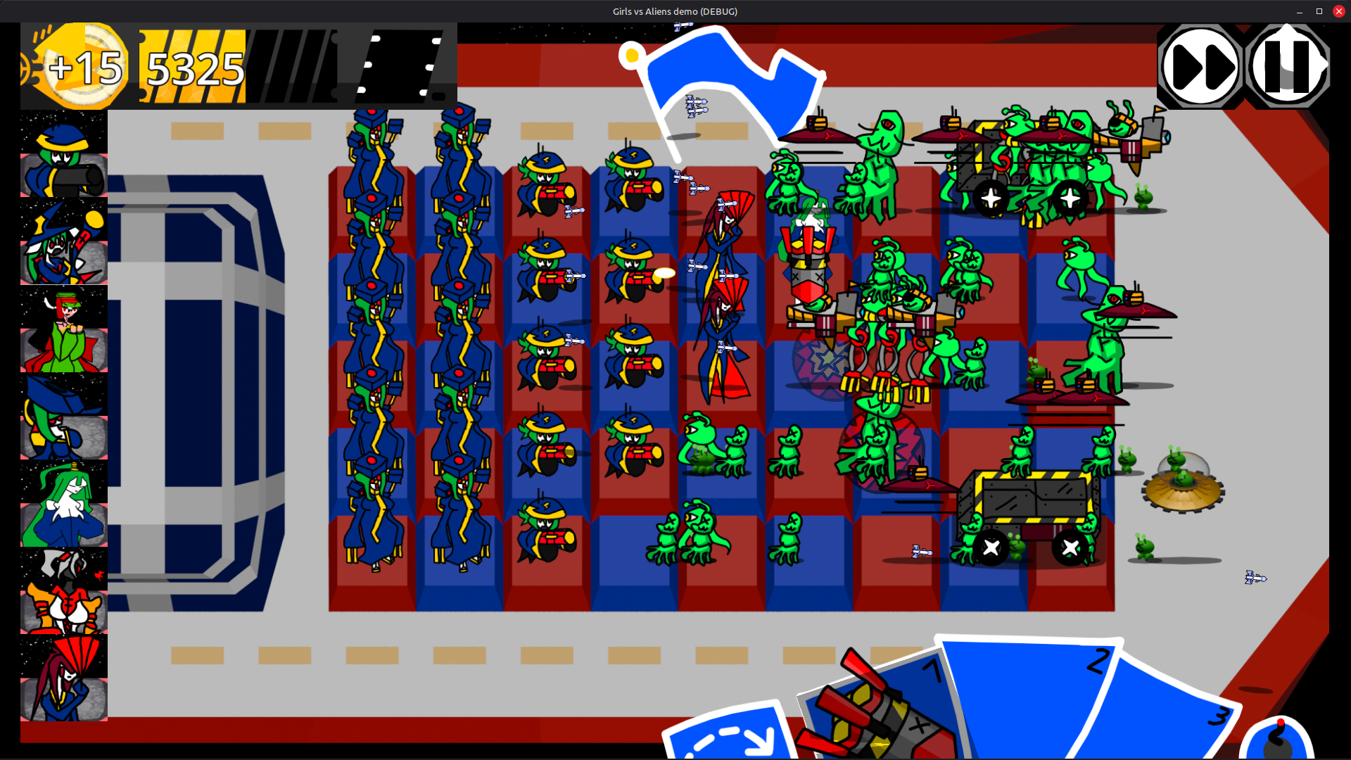Screenshot 3 for Girls vs Aliens demo