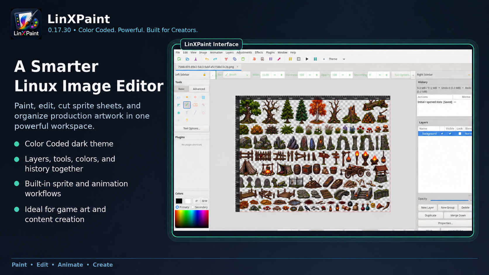 Screenshot 10 for LinXPaint