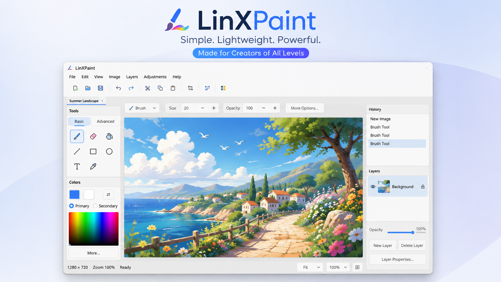 Screenshot 2 for LinXPaint