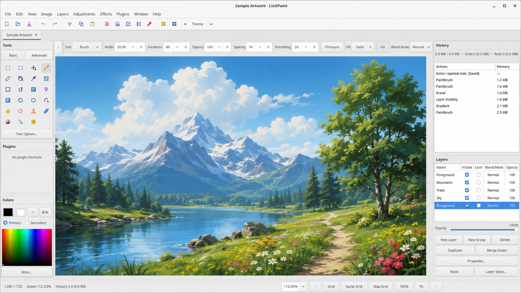 Screenshot 7 for LinXPaint