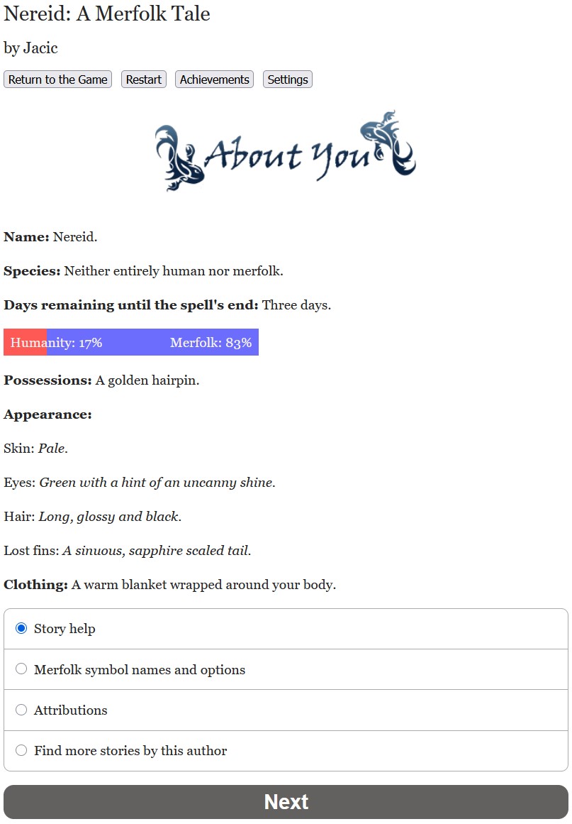 Screenshot 3 for Nereid- A Merfolk Tale (Demo)