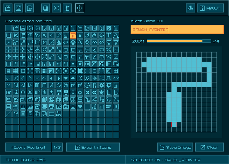 rGuiIcons by raylib technologies