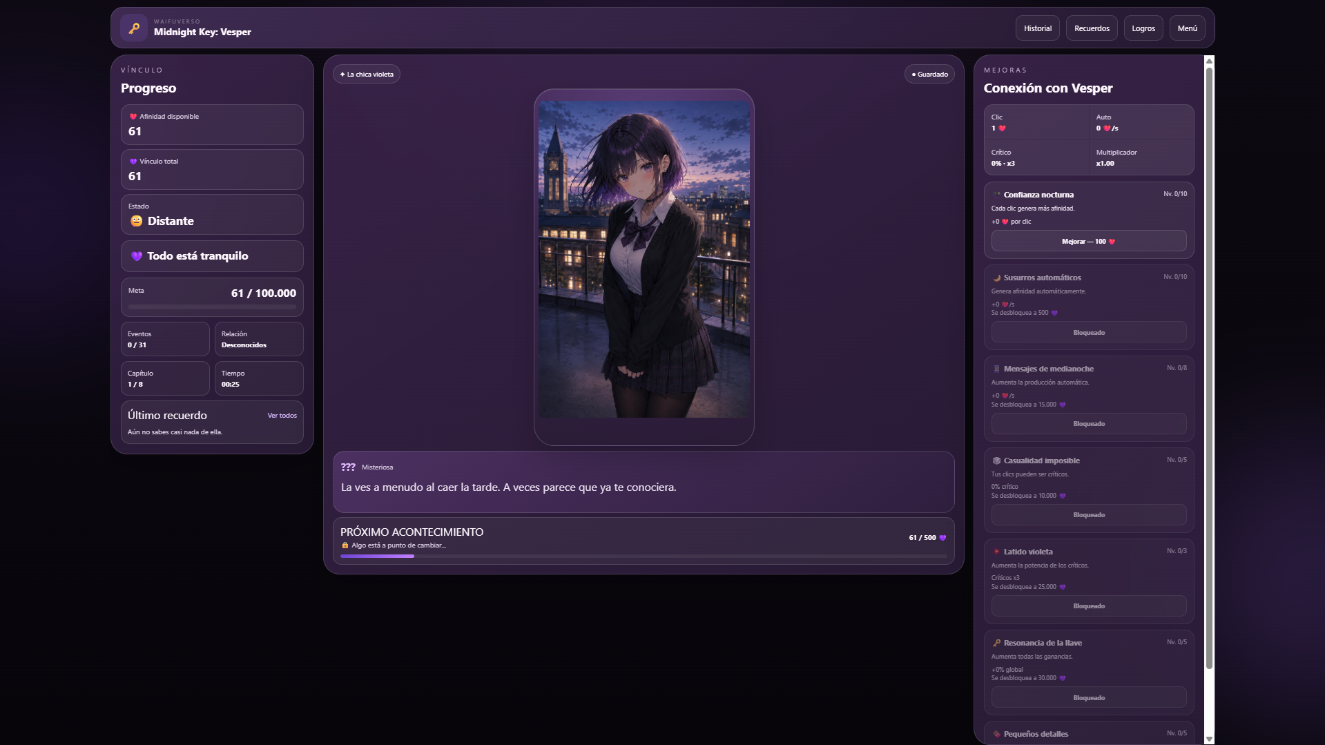 Screenshot 4 for Vesper: Violet Nocturne 💜🌙