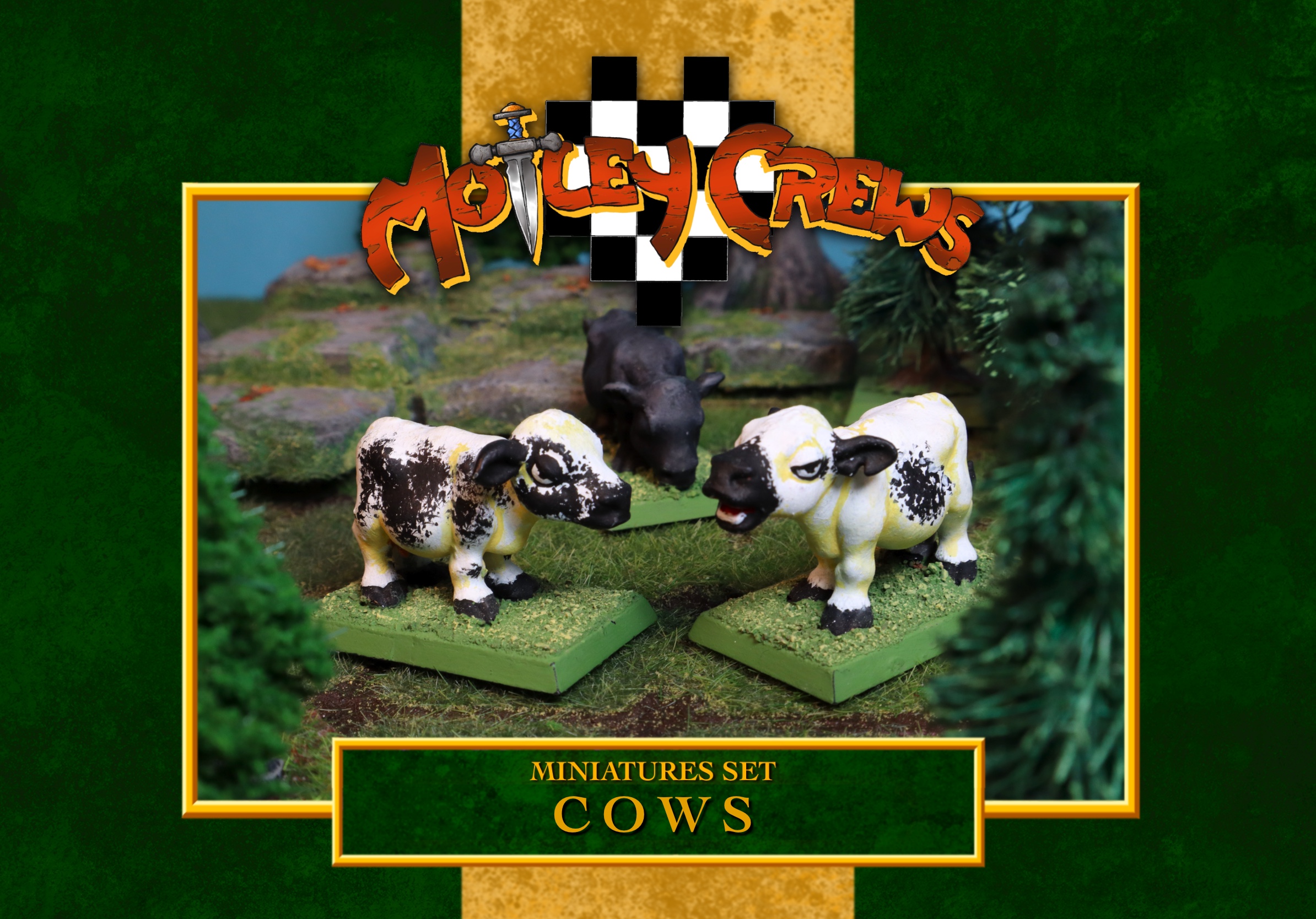 Screenshot 2 for Motley Cows Miniatures Set