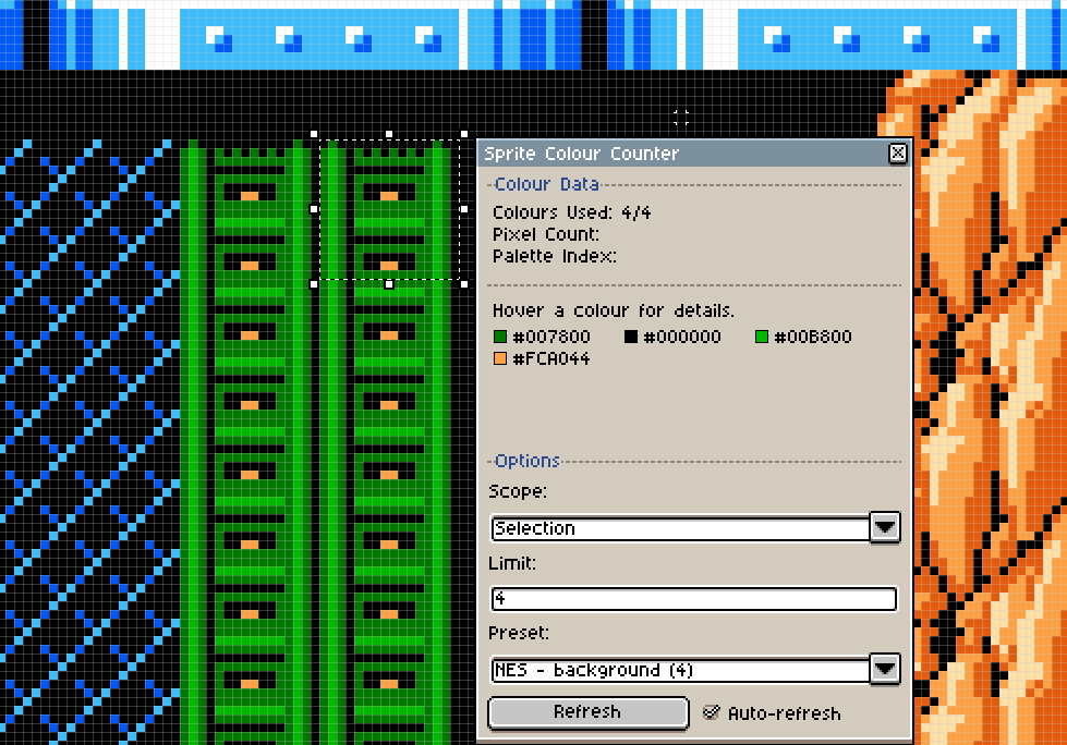 Screenshot 5 for Sprite Colour Counter - Aseprite Extension