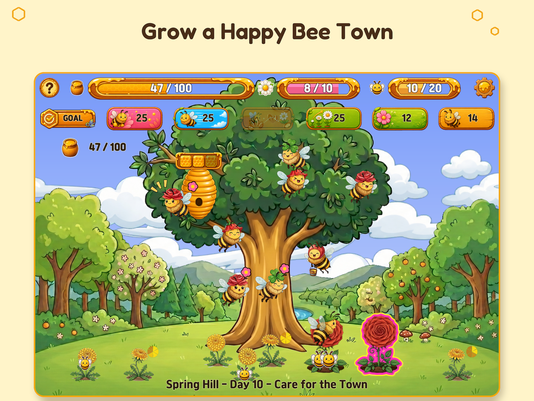 Screenshot 2 for Honeybee Town
