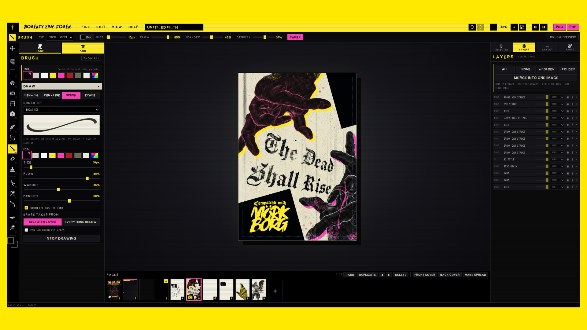 Screenshot 3 for Borgify Zine Forge
