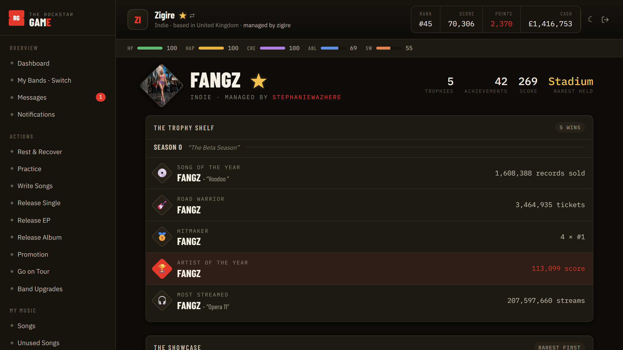Screenshot 2 for The Rockstar Game