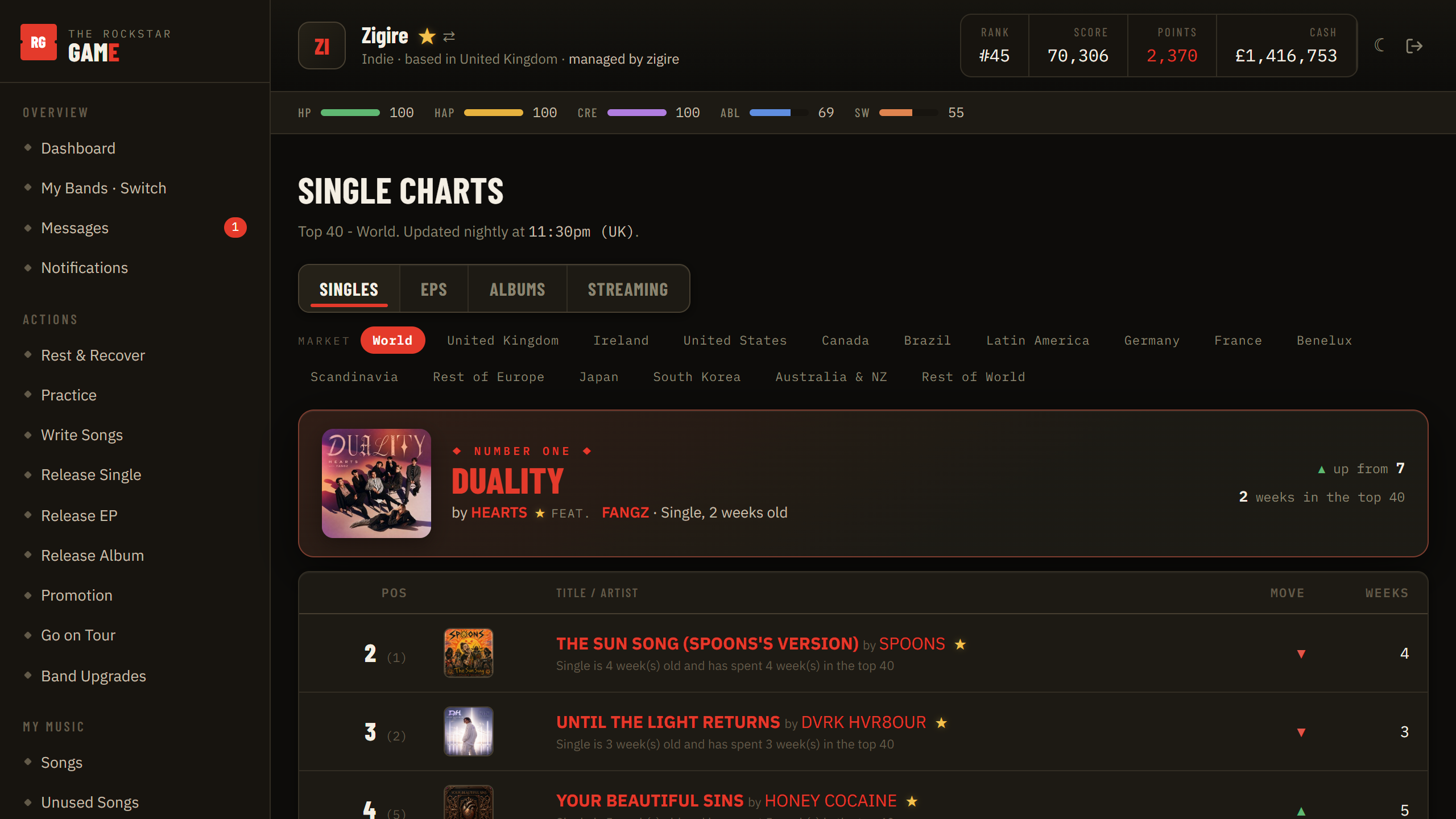 Screenshot 4 for The Rockstar Game