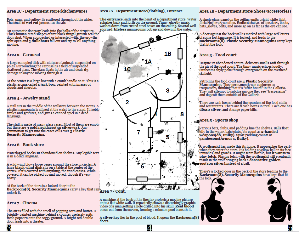 Screenshot 3 for The Galleria [for "Into the Odd"]