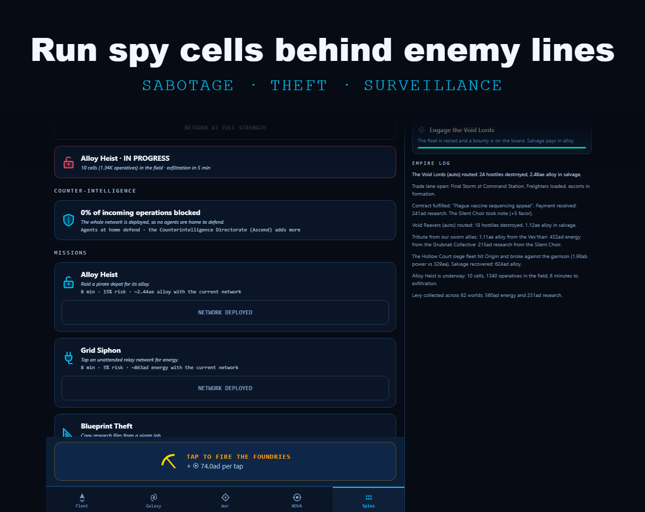Screenshot 7 for Novafall: Idle Space Empire