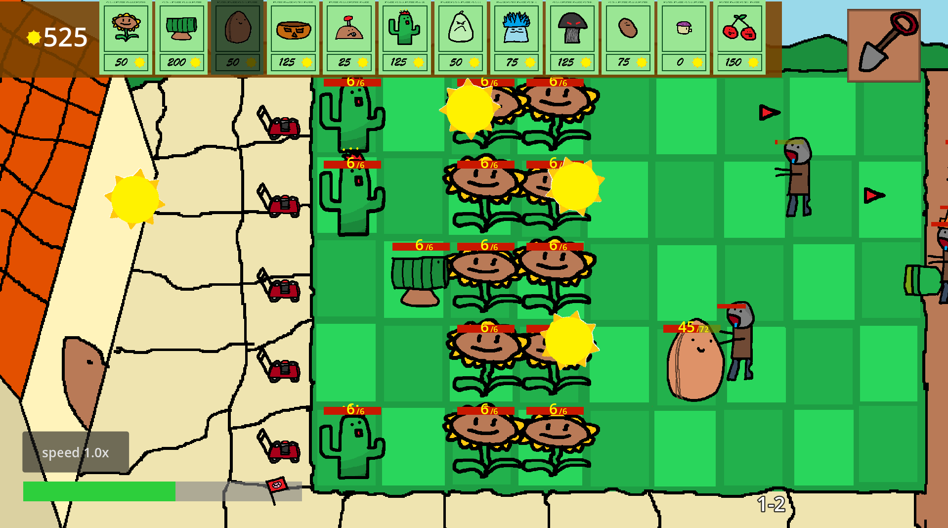 Screenshot 4 for Plants vs Zombies But Bad (demo)