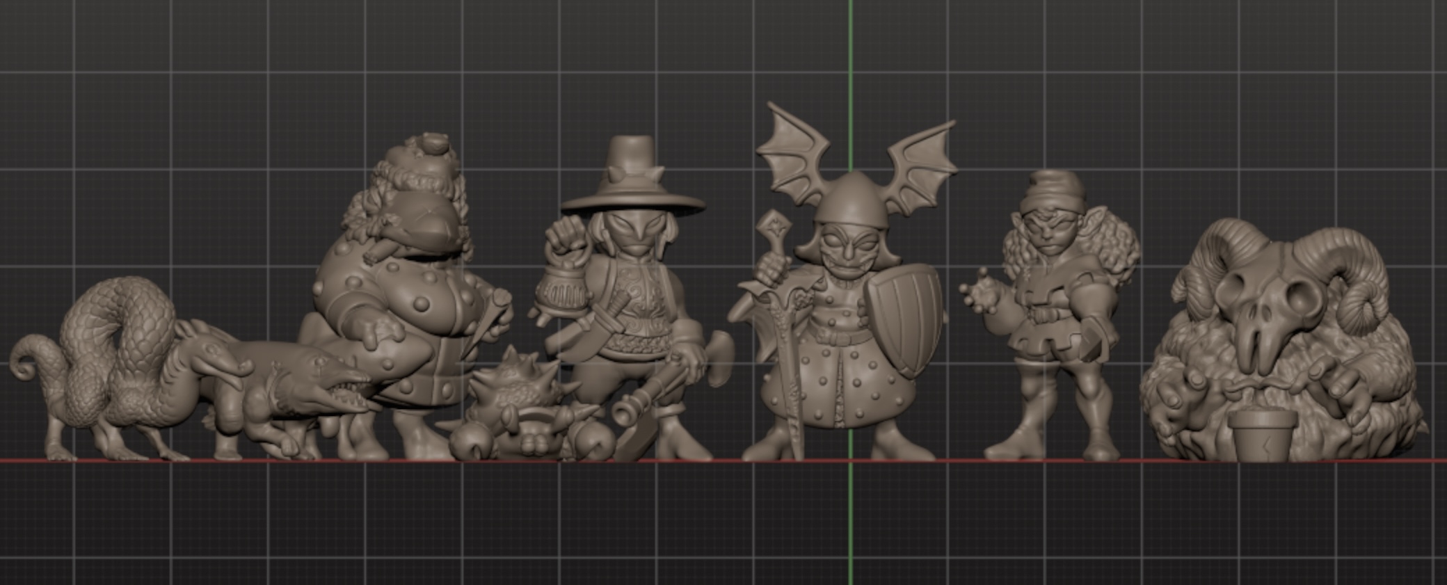 Screenshot 3 for Motley Crews Miniatures Set - Denizens of Deadwood