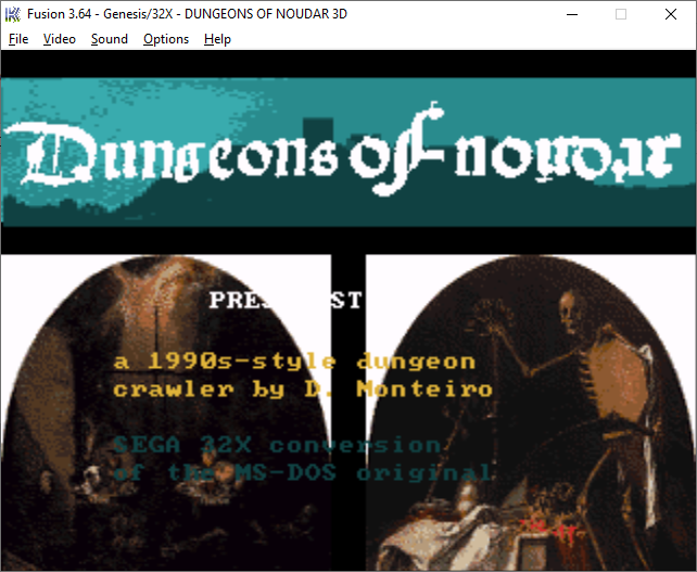 Screenshot 4 for Dungeons of Noudar for Sega 32X