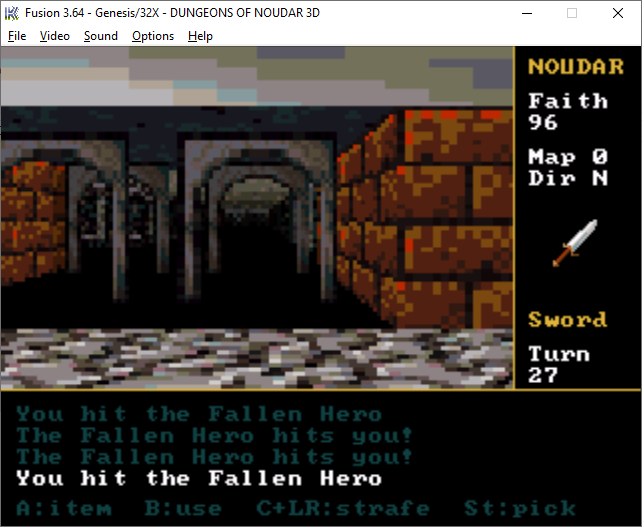 Screenshot 5 for Dungeons of Noudar for Sega 32X