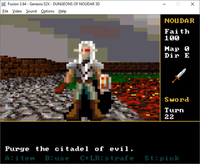 Screenshot 3 for Dungeons of Noudar for Sega 32X