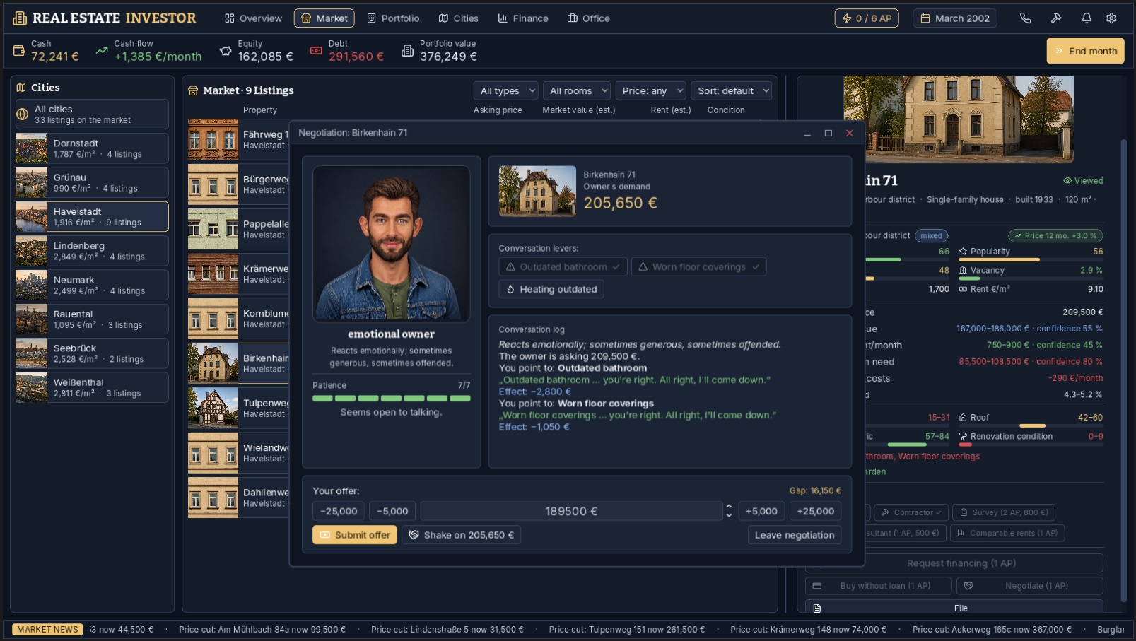 Screenshot 3 for [DEMO] Real Estate Investor