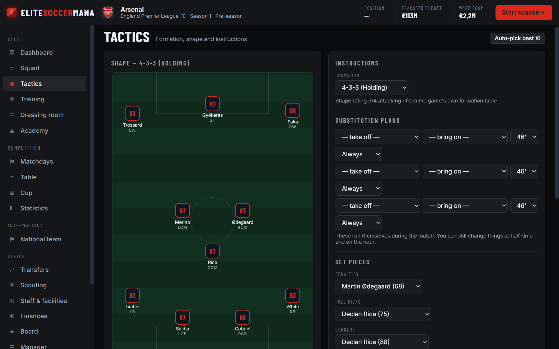 Screenshot 6 for Elite Soccer Manager