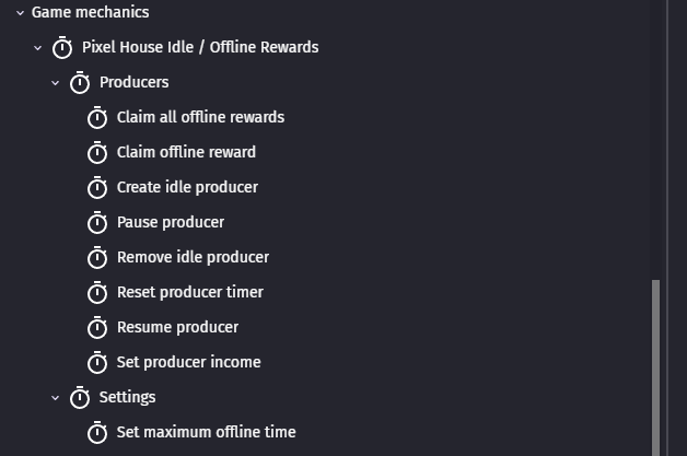 Screenshot 3 for Pixel House Idle / Offline Rewards – GDevelop Extension