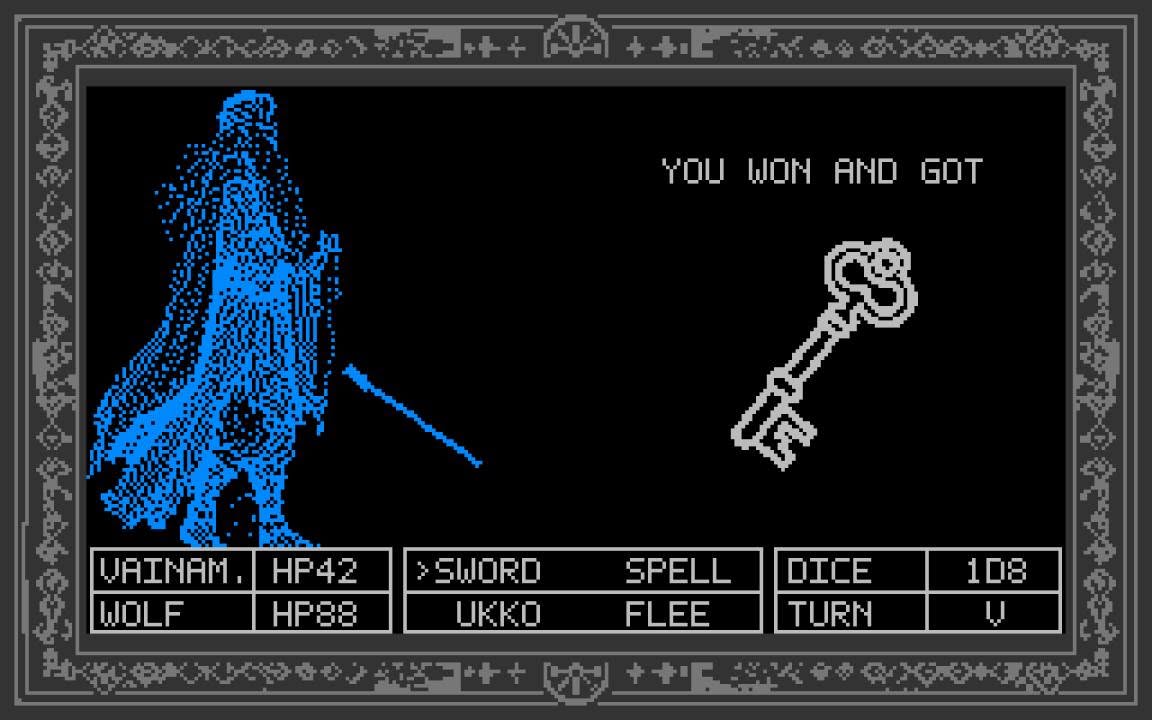 Screenshot 3 for Kalevala RPG (C64 and Android)